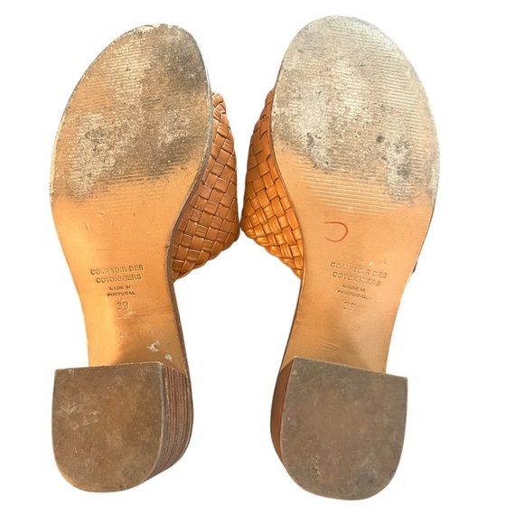 Comptoir des Cotonniers Leather sandals with heels women’s SZ 8.5 - Picture 3 of 6